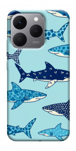 Чехол Shark pattern для Realme 15T