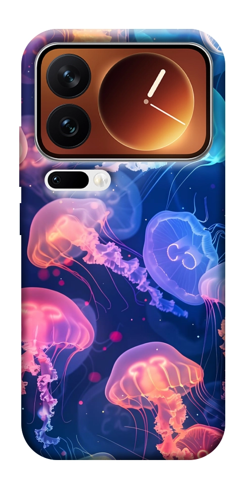 Чехол Neon jellyfishes для Xiaomi 17 Pro Max