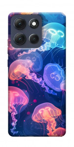 Чехол Neon jellyfishes для Motorola Moto G86 Power