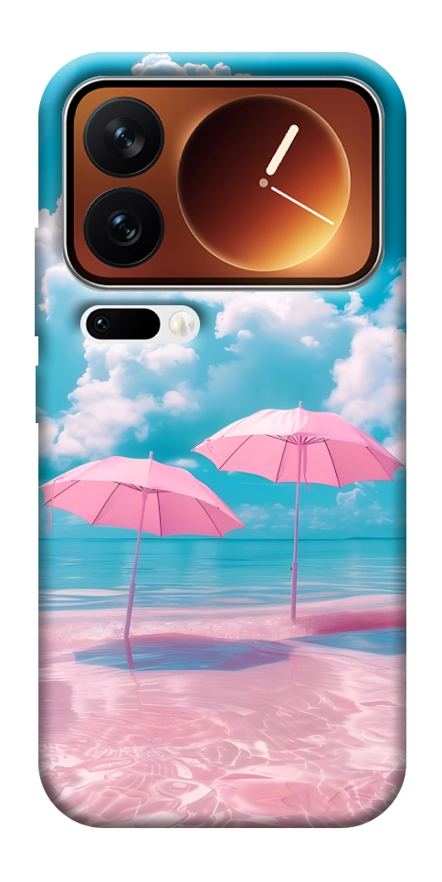 Чехол Розовые зонтики для Xiaomi 17 Pro Max