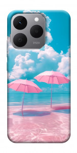 Чехол Розовые зонтики для Realme 15T