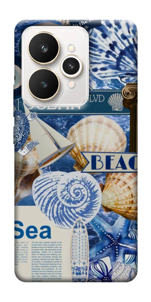 Чехол Морской коллаж для Realme 15