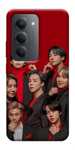 Чохол BTS in red для Xiaomi Redmi 15 (Global)