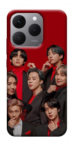 Чехол BTS in red для Realme 15T
