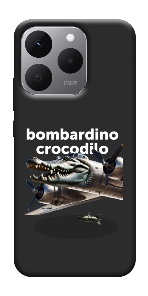 Чехол Bombardino Crocodilo volante для Realme 15T