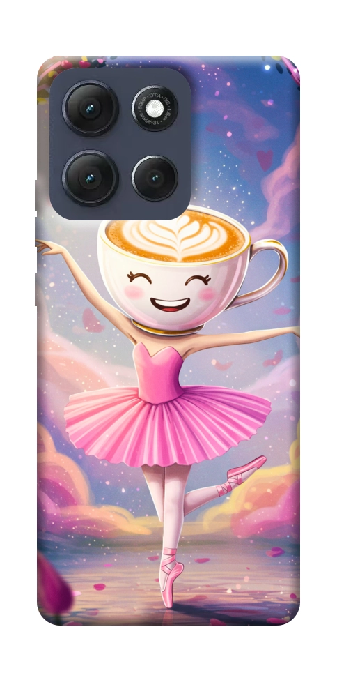 Чехол Ballerina illustration для Motorola Moto G86 Power