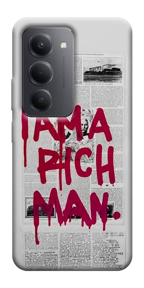 Чехол Mom I am a rich man для Xiaomi Redmi 15 (Global)
