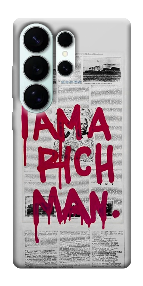 Чехол Mom I am a rich man для Galaxy S26 Ultra