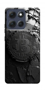 Чехол Dark bitcoin для Motorola Moto G86 Power