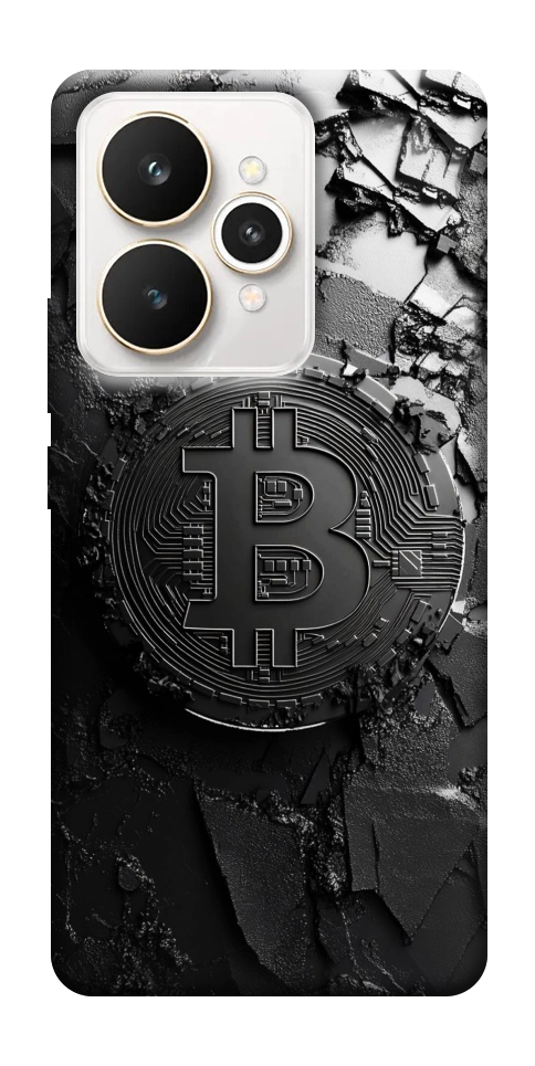 Чехол Dark bitcoin для Realme 15