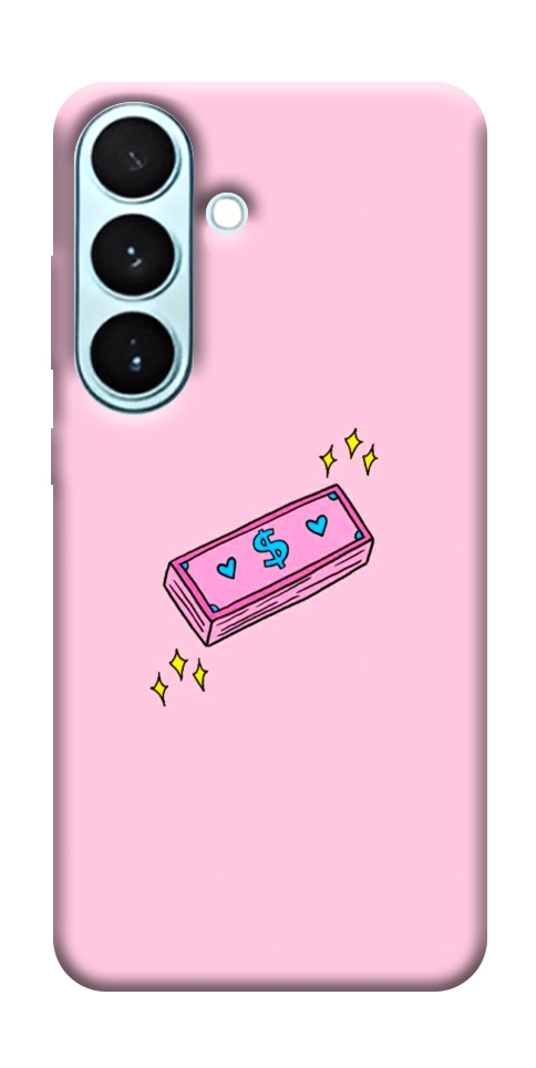 Чехол Simple pink money для Galaxy S26