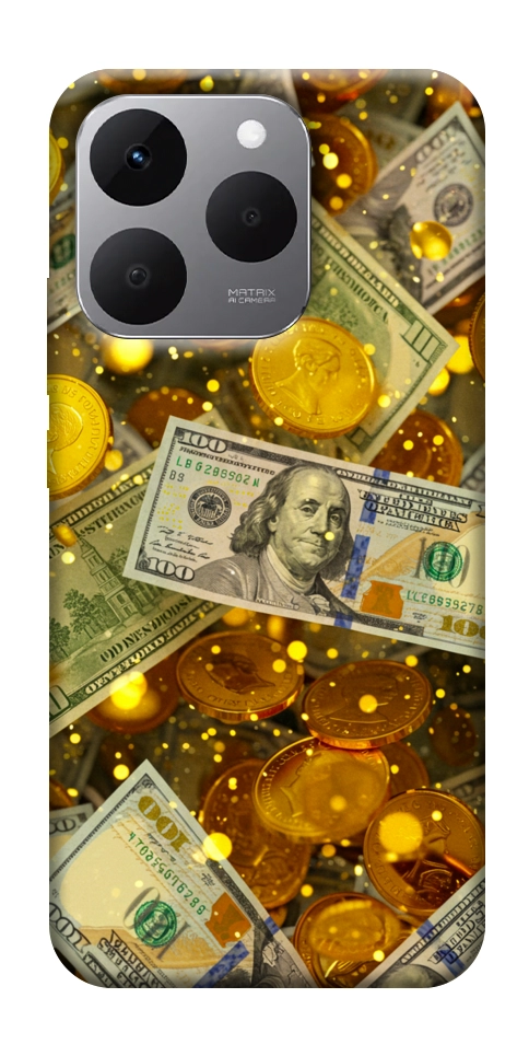 Чехол Gold and dollars для Realme 15T