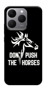 Чехол Dont push the horses для Realme 15T