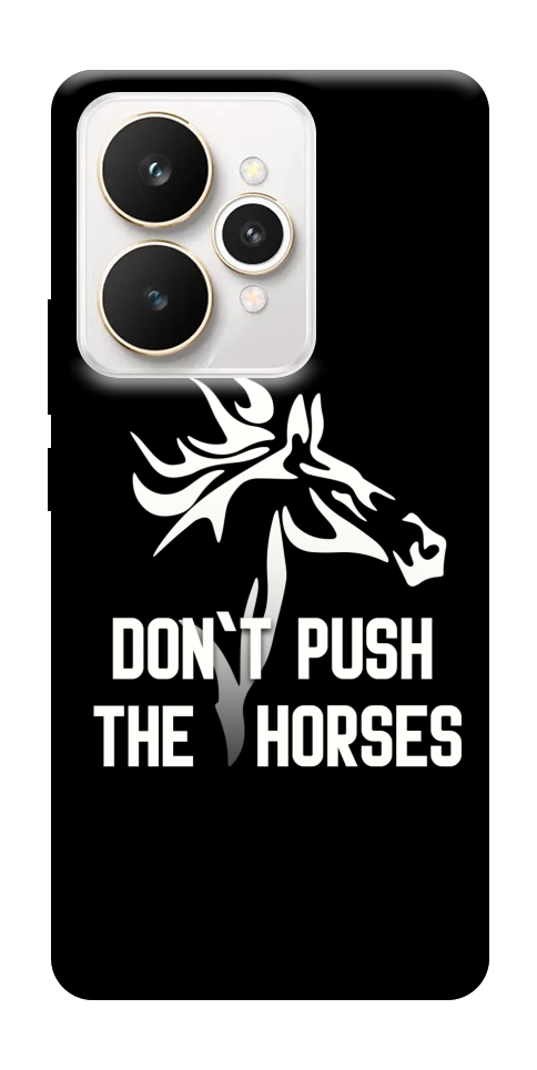 Чехол Dont push the horses для Realme 15