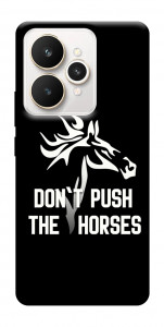 Чехол Dont push the horses для Realme 15