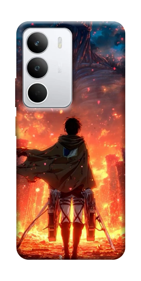 Чехол Attack on titan eren для Realme C71