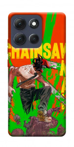 Чехол Chainsaw man для Motorola Moto G86 Power