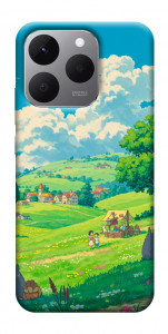 Чехол Miyazaki landscape для Realme 15T