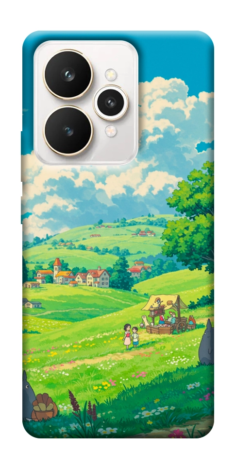 Чехол Miyazaki landscape для Realme 15