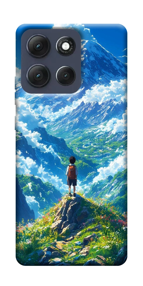 Чехол Mountain landscape для Motorola Moto G86 Power