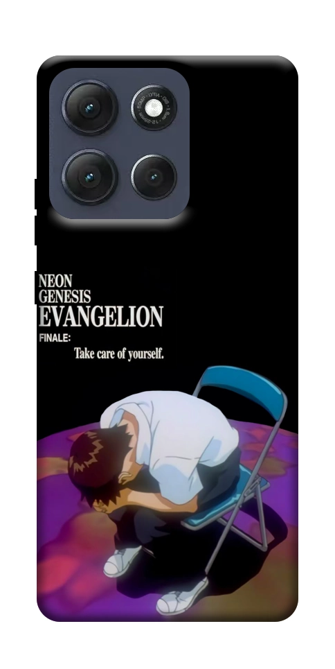 Чехол Shinji sitting in the dark для Motorola Moto G86 Power