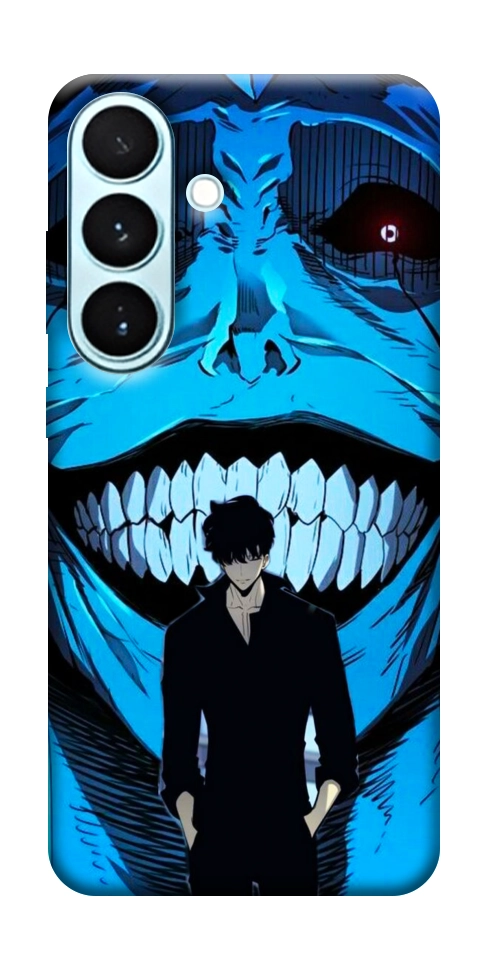Чехол Solo leveling blue vibe для Galaxy S26