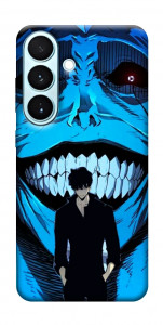 Чехол Solo leveling blue vibe для Galaxy S26