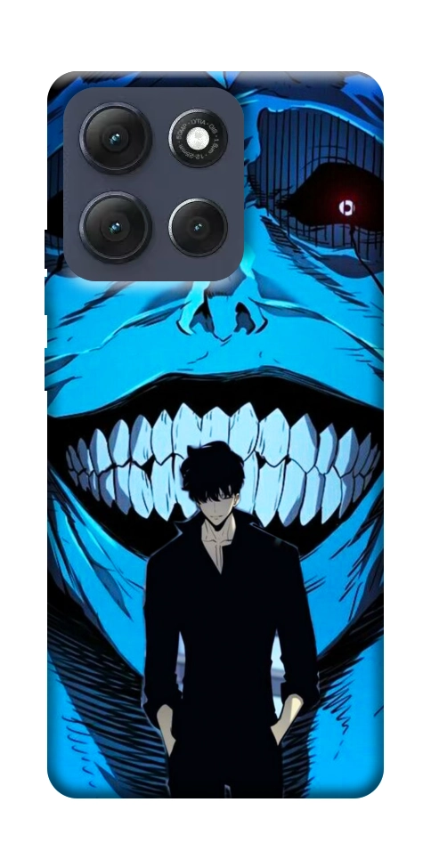 Чохол Solo leveling blue vibe для Motorola Moto G86 Power