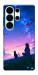 Чехол Space girl and cat для Galaxy S26 Ultra