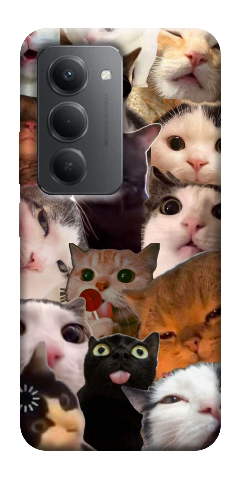 Чехол Сats сollage для Xiaomi Redmi 15 (Global)