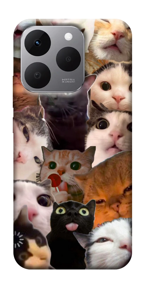 Чехол Сats сollage для Realme 15T