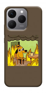 Чехол Dog in the fire для Realme 15T
