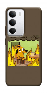 Чехол Dog in the fire для Realme C71