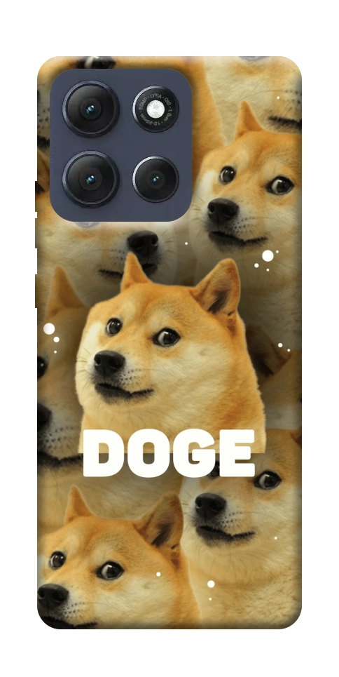 Чехол Doge pattern для Motorola Moto G86 Power