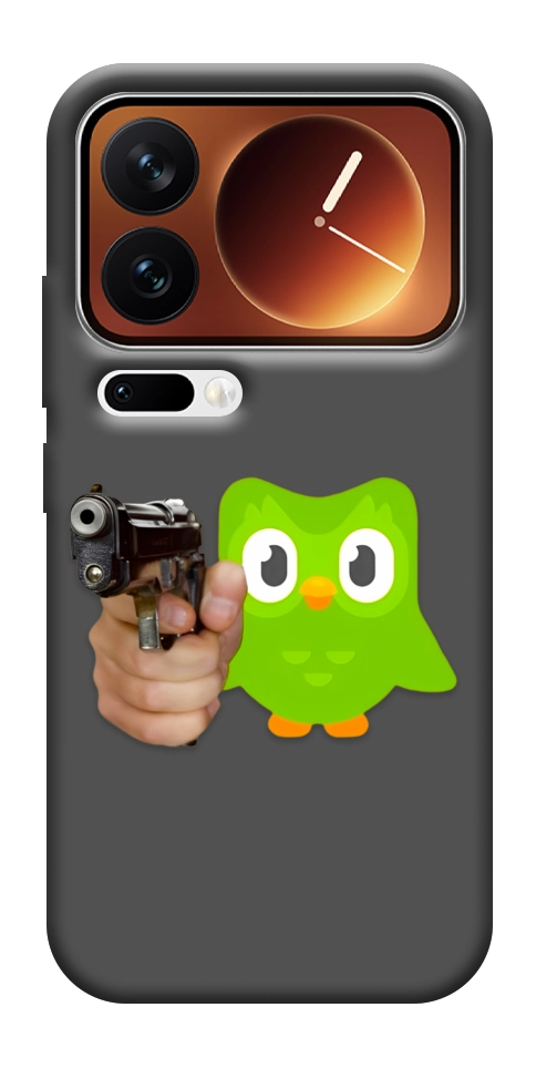 Чохол Duolingo meme для Xiaomi 17 Pro