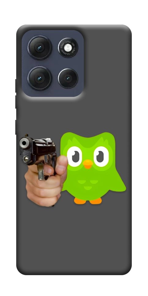 Чехол Duolingo meme для Motorola Moto G86 Power
