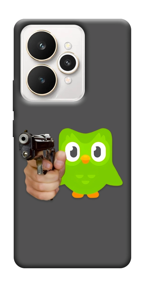 Чехол Duolingo meme для Realme 15