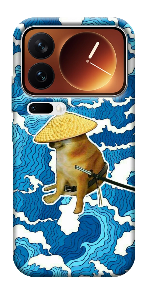 Чехол Sad dog samurai для Xiaomi 17 Pro Max