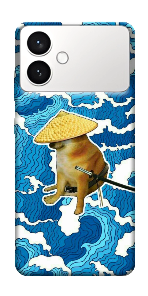 Чехол Sad dog samurai для Galaxy S26+