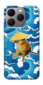 Чехол Sad dog samurai для Realme 15T