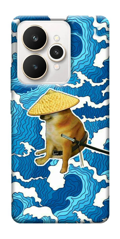 Чехол Sad dog samurai для Realme 15