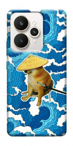 Чехол Sad dog samurai для Realme 15