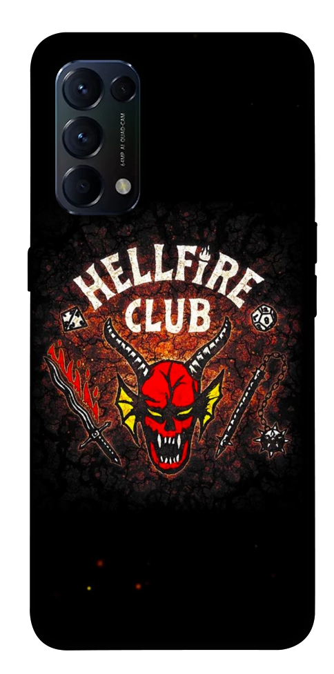 Чехол Hellfire club для Oppo Reno 5 4G