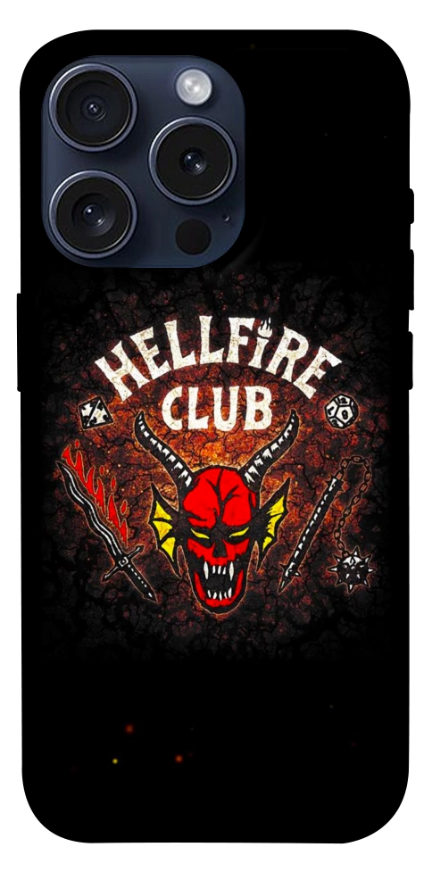 Чехол Hellfire club для iPhone 15 Pro