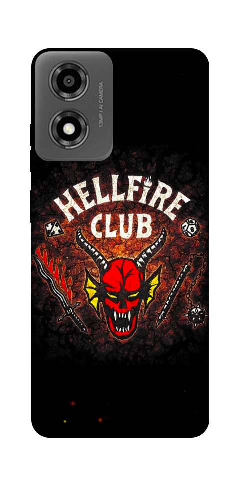 Чехол Hellfire club для Motorola Moto E14