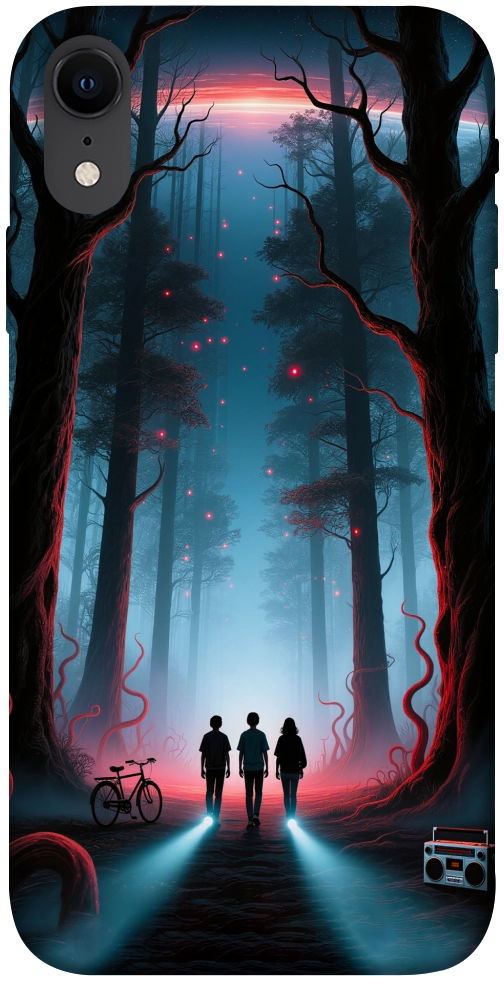 Чехол Kids in the forest для iPhone XR
