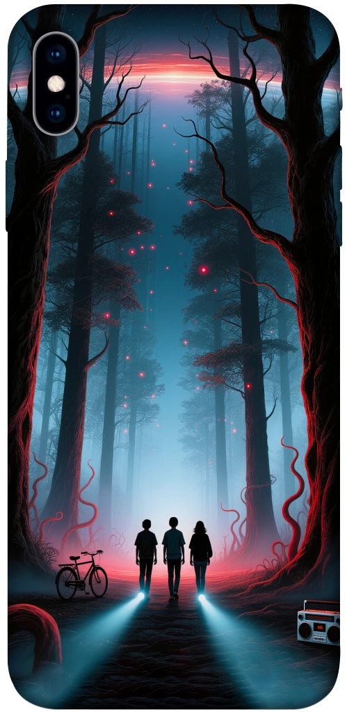 Чехол Kids in the forest для iPhone XS Max