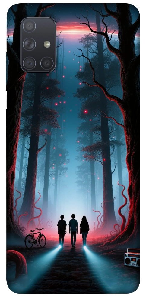 Чехол Kids in the forest для Galaxy A71 (2020)