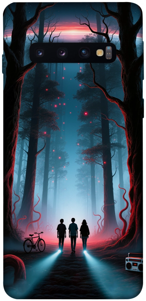 Чехол Kids in the forest для Galaxy S10 (2019)