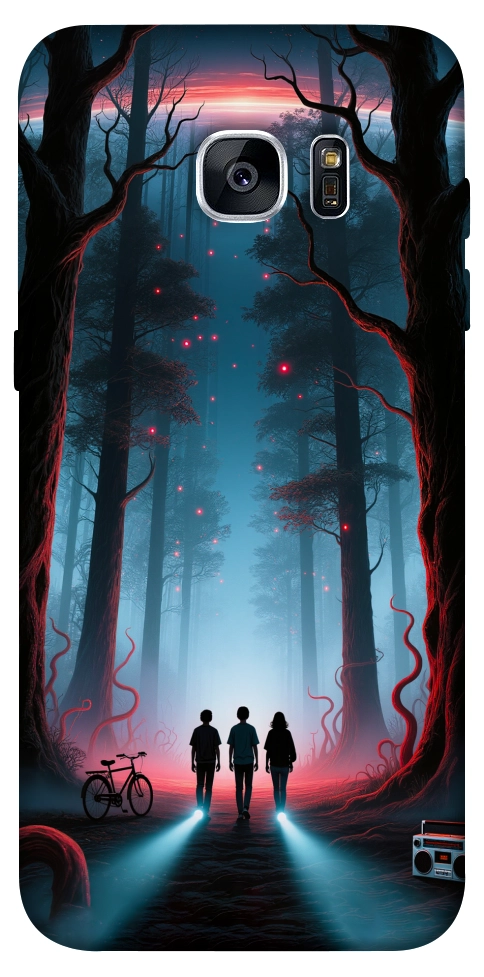 Чохол Kids in the forest для Galaxy S7 Edge